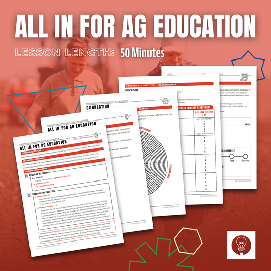 All in for Ag Education Lesson